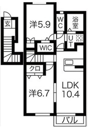 Aries WESTの物件間取画像